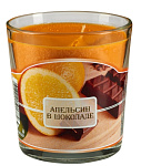 CHAMELEON Свеча в стеклянном стакане Апельсин в шоколаде